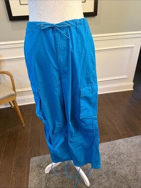 Y2K/90’s refuge Turquoise Balloon Pants